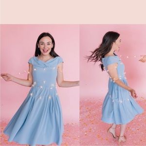 Gal meets glam Ruthie blue